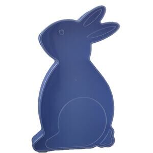 Easter bunny Shaped Plastic Large Container Clear Lid “18
